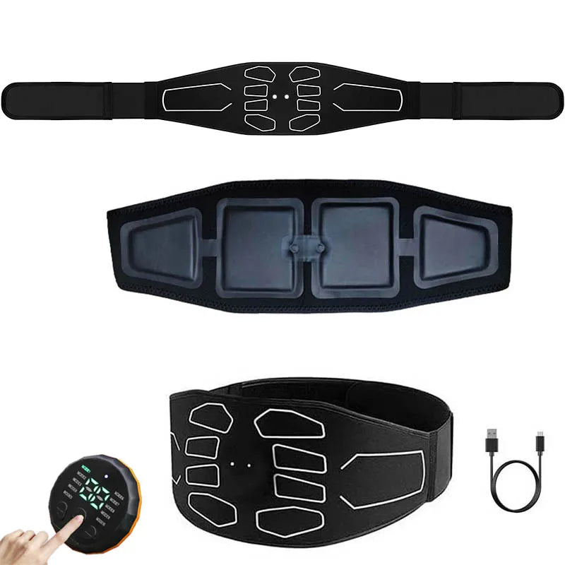 120cm Abdominal Massager Waist Belt - Professional Fitness Equipment for Muscle Toning and Abdominal Training